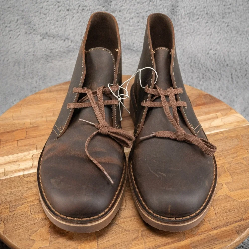 Clarks Mens Size 9.5 M Bushacre 2 Boots Beeswax 26082286‎